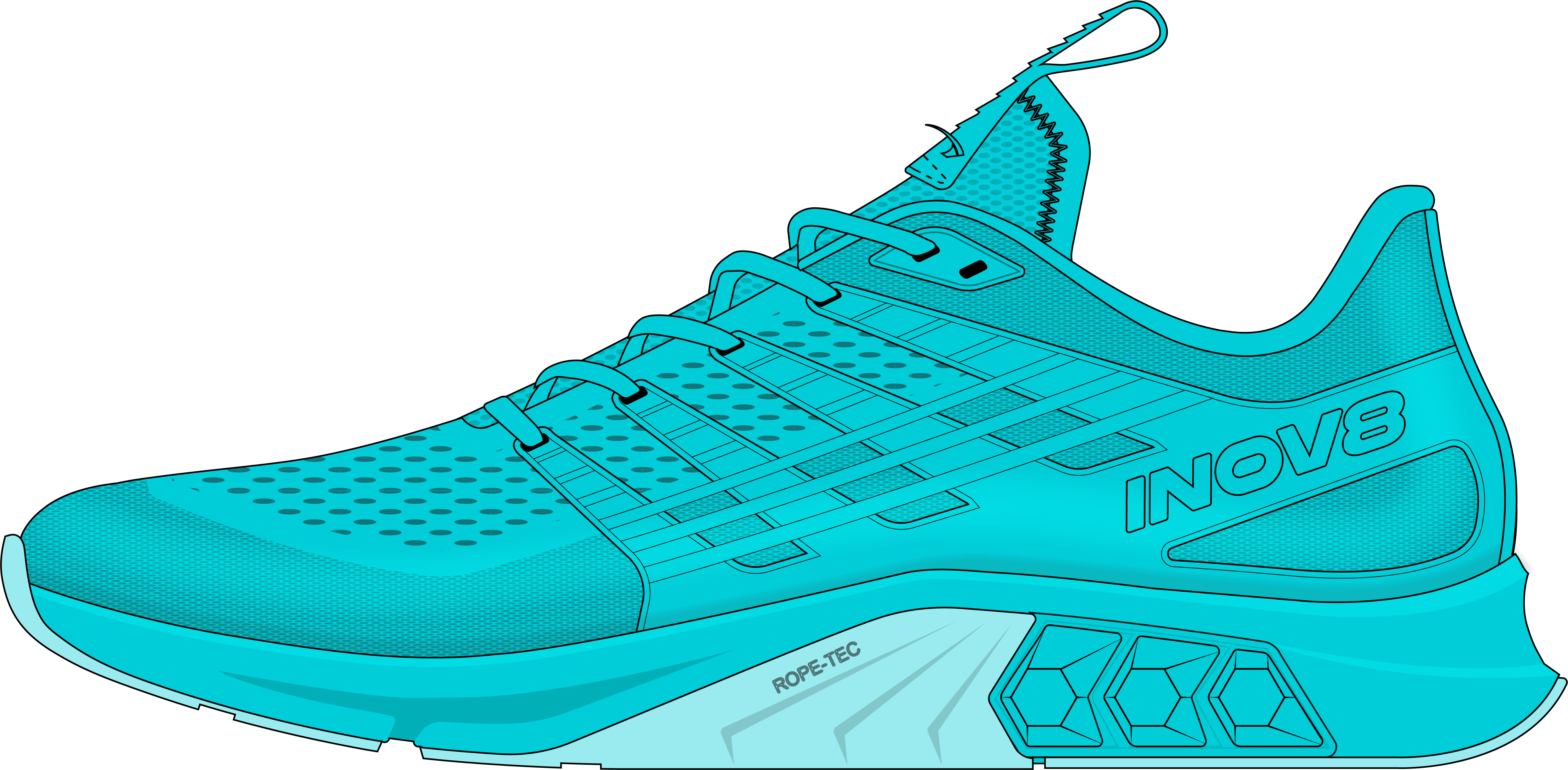 Image Inov8  F-Lite Max  Femme BLEU  W8.5